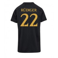 Real Madrid Antonio Rudiger #22 3rd trikot Frauen 2023-24 Kurzarm